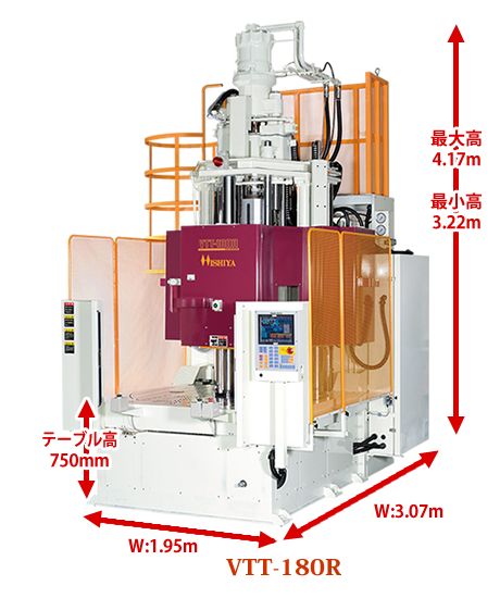 竪型射出成形機 VNTシリーズ｜菱屋精工株式会社